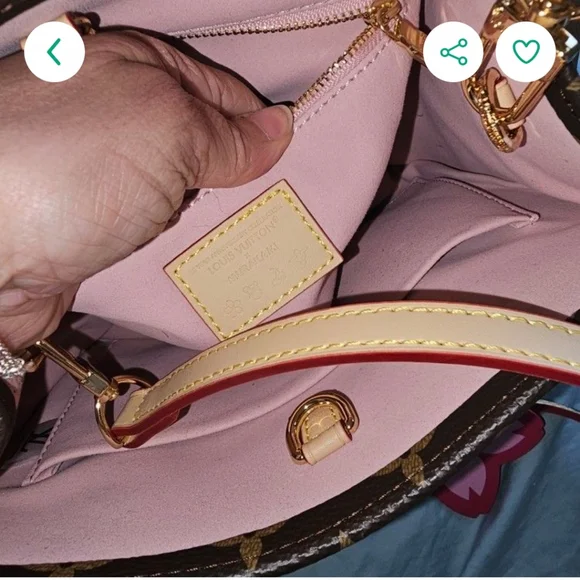 Floral Mini Bag in Brown and Pink - Picture 6 of 10